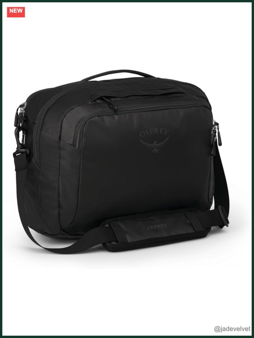 Lightweight Carry-On Boarding Bag with Laptop Sleeve, Recycled Nylon